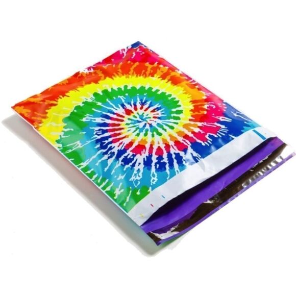 20- 6x9 Tie Dye Print Poly Mailers - Picture 3 of 5